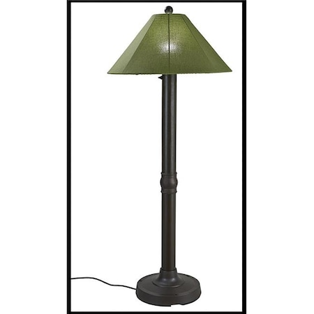 Patio Living PatioLiving 65687 Catalina Outdoor Floor Lamp; Spectrum Cilantro & Bronze 65687